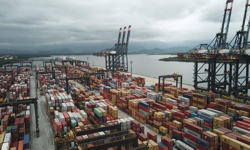 Puerto de Santos confirma récord de contenedores en febrero 2026<br><span style='font-size:18px;line-height:18px;font-weight:400'>La Autoridade Portuária de Santos informó que movilizó 452.000 TEU en febrero, cifra récord pese a lluvias intensas que afectaron la soja y fueron compensadas por el azúcar.</span>