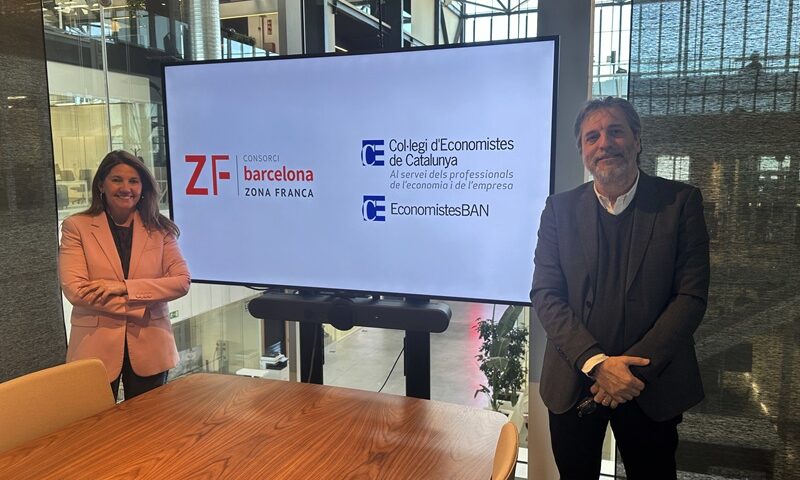 El CZFB y EconomistesBAN refuerzan el ecosistema emprendedor con un acuerdo estratégico<br><span style='font-size:18px;line-height:18px;font-weight:400'>El Consorci de la Zona Franca de Barcelona y EconomistesBAN han firmado un convenio de colaboración para impulsar proyectos innovadores y de alto valor añadido, facilitando acceso a financiación y conocimiento especializado en sectores estratégicos como la industria 4.0 y la nueva economía.</span>