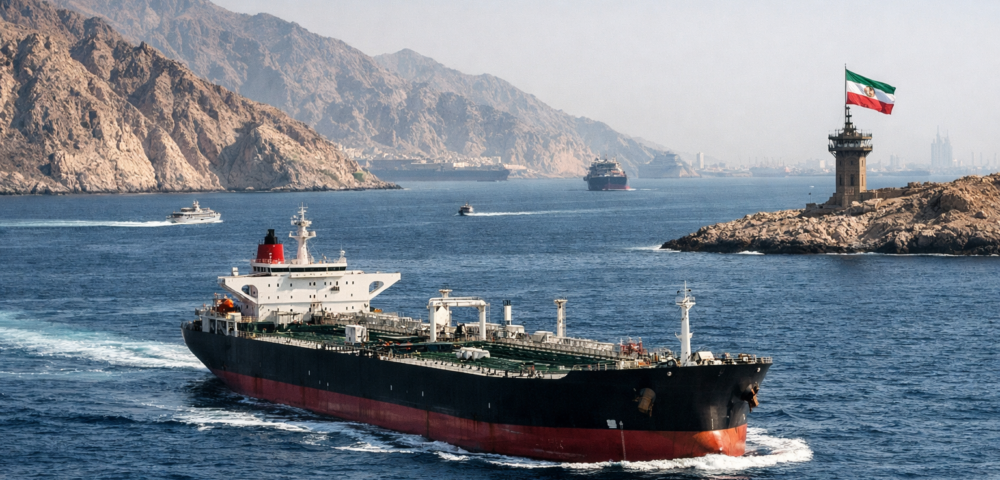 Caos en el Estrecho de Ormuz tras ataque a buques indios<br><span style='font-size:18px;line-height:18px;font-weight:400'>El ataque de la Guardia Revolucionaria Islámica contra dos petroleros indios provocó el cierre inmediato del estrecho y reavivó la tensión en el Golfo Pérsico.</span>