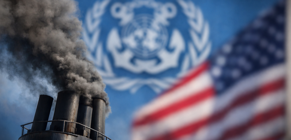 Industria naviera insiste en la OMI, pero la descarbonización sigue bloqueada<br><span style='font-size:18px;line-height:18px;font-weight:400'>Los grandes grupos navieros apelan a la OMI como foro único, mientras su incapacidad de consensuar expone la fragilidad del transporte marítimo frente a la transición energética.</span>