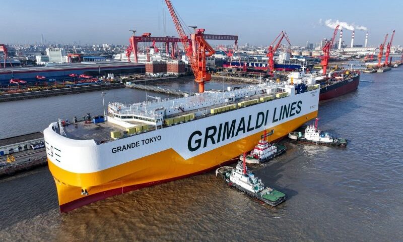 Grande Tokyo marca el rumbo de los buques Ammonia Ready<br><span style='font-size:18px;line-height:18px;font-weight:400'>Grimaldi recibió en Shanghái el Grande Tokyo, portacoches de última generación certificado “Ammonia Ready”. Con capacidad para más de 9.200 vehículos, inaugura una nueva etapa en la transición energética marítima.</span>