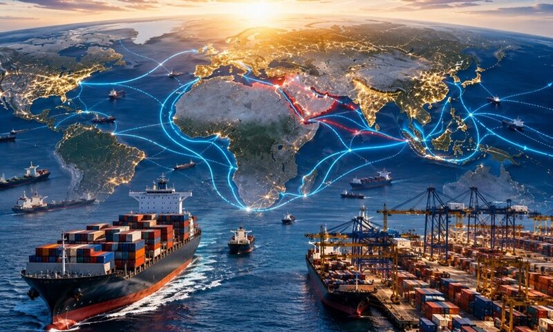 Como un comercio mundial en crecimiento cambia rutas, socios y puertos<br><span style='font-size:18px;line-height:18px;font-weight:400'>José Rafael Díaz Hernández, Autoridad Portuaria de Las Palmas de Gran Canaria, advierte que la geopolítica redefine el comercio global y obliga a rediseñar rutas, socios y puertos, con impactos directos en la logística y la seguridad de las cadenas de suministro.</span>