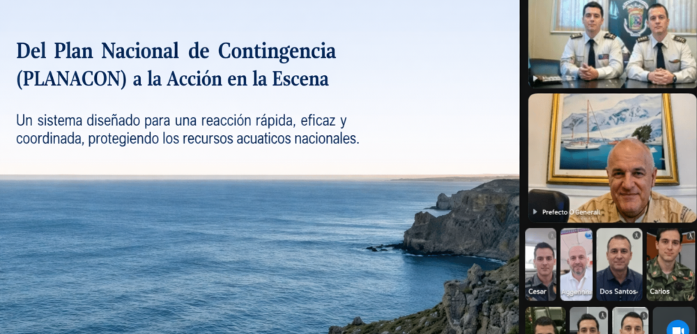 Prefectura refuerza capacitación regional en seguridad marítima<br><span style='font-size:18px;line-height:18px;font-weight:400'>Durante mayo, la Prefectura Naval Argentina desarrolló cursos virtuales sobre protección ambiental y seguridad marítima, con participación de representantes de distintos países de la región, consolidando cooperación técnica y operativa en la Hidrovía Paraguay–Paraná.</span>
