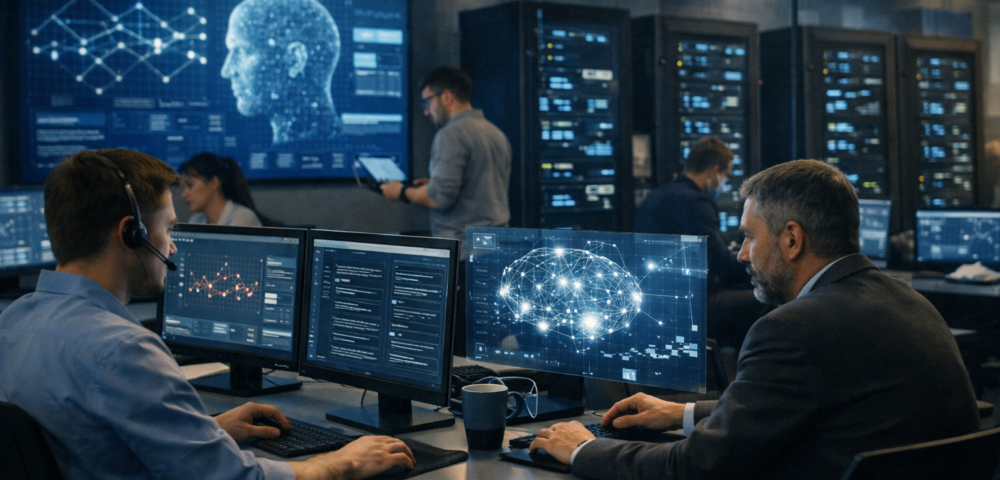 Inteligencia Artificial: la revolución que ya está cambiando el trabajo<br><span style='font-size:18px;line-height:18px;font-weight:400'>En esta nota, Jorge Metz —ex Subsecretario de Puertos, Vías Navegables y Marina Mercante de Argentina— analiza cómo la Inteligencia Artificial transforma el mundo laboral, acelerando la productividad y planteando desafíos de reconversión para trabajadores y sectores enteros.</span>
