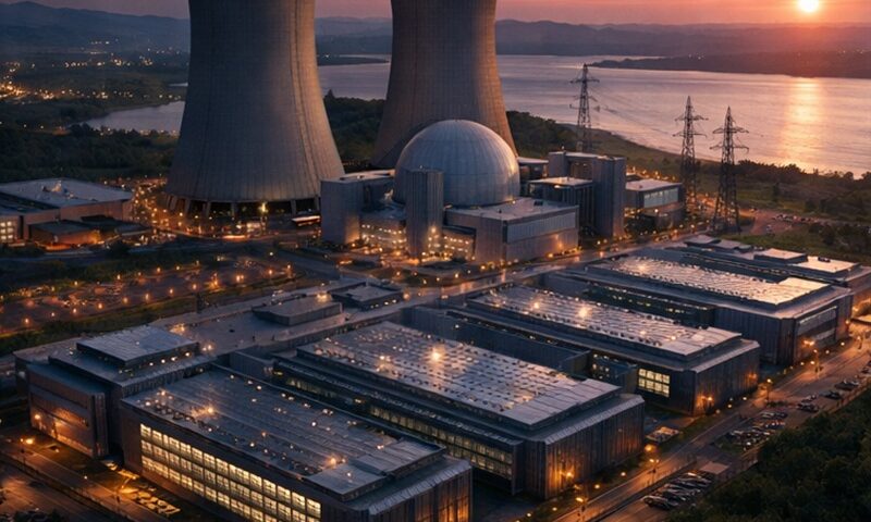 Gigantes tecnológicos apuestan a la energía nuclear para sostener la era de la IA<br><span style='font-size:18px;line-height:18px;font-weight:400'>Microsoft, Google y Amazon destinan miles de millones a proyectos nucleares para garantizar electricidad constante y libre de carbono. La explosión de la inteligencia artificial disparó el consumo energético y obliga a asegurar gigavatios firmes para centros de datos globales.</span>