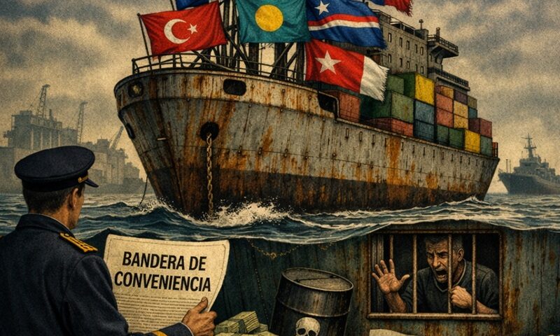 Banderas de conveniencia: opacidad en la navegación y riesgos para la transparencia<br><span style='font-size:18px;line-height:18px;font-weight:400'>El caso reciente de Panamá atrapada en la disputa entre Estados Unidos y China expone los riesgos de las banderas de conveniencia. La falta de controles y responsabilidades claras impacta en la seguridad marítima y en la protección de las tripulaciones.</span>