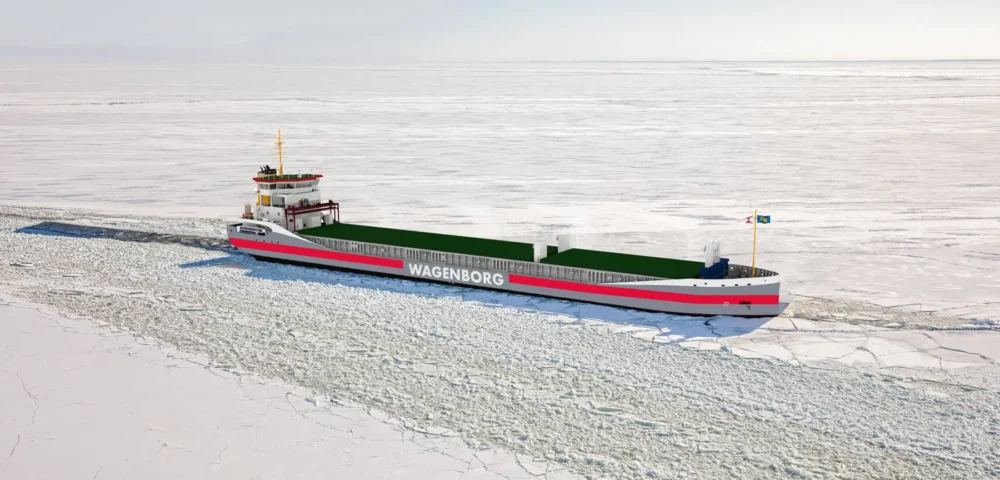 Wagenborg y Carisbrooke impulsan construcción de hasta diez buques ice‑class en China<br><span style='font-size:18px;line-height:18px;font-weight:400'>Las navieras firmaron un contrato con Dajin Heavy Industries para construir hasta diez multipropósitos ice‑class 1A, con entregas previstas entre 2027 y 2029 en rutas europeas.</span>