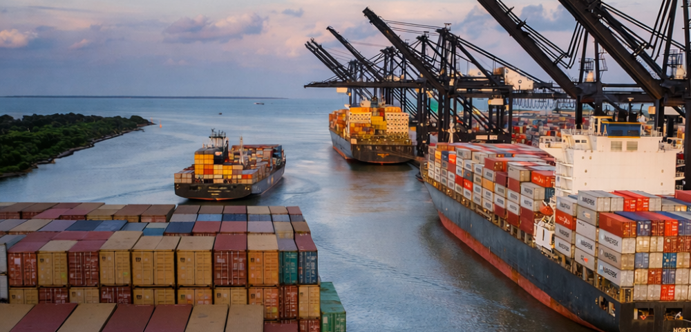 Houston y la competitividad energética del Golfo<br><span style='font-size:18px;line-height:18px;font-weight:400'>El puerto texano acelera su expansión y consolida su posición como principal hub exportador de crudo y GNL. En medio de la volatilidad global, Houston se confirma como termómetro de la seguridad energética y logística mundial.</span>