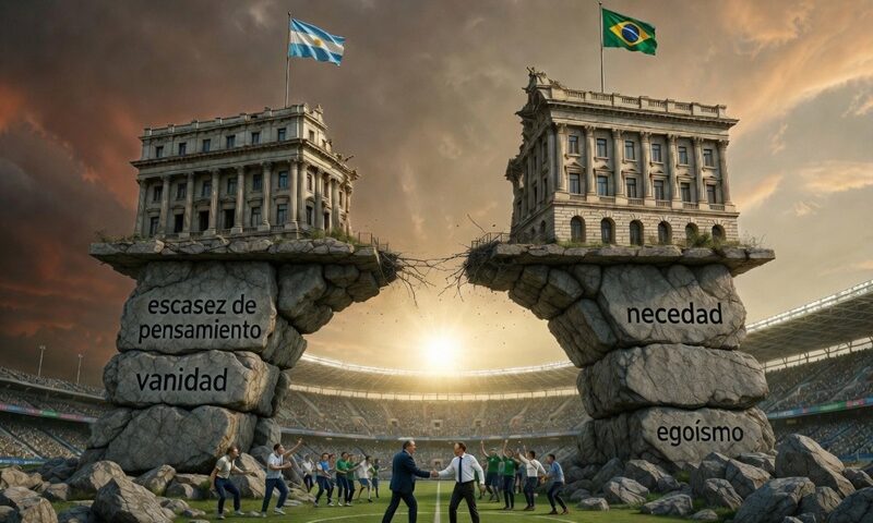 Cuando la escasez de pensamiento es piedra basal en los gobiernos<br><span style='font-size:18px;line-height:18px;font-weight:400'>Nota de opinión del Licenciado en Historia y Oficial de la Marina Mercante Guillermo Alejandro Burgos, sobre las tensiones en la relación bilateral entre Argentina y Brasil y sus implicancias políticas.</span>