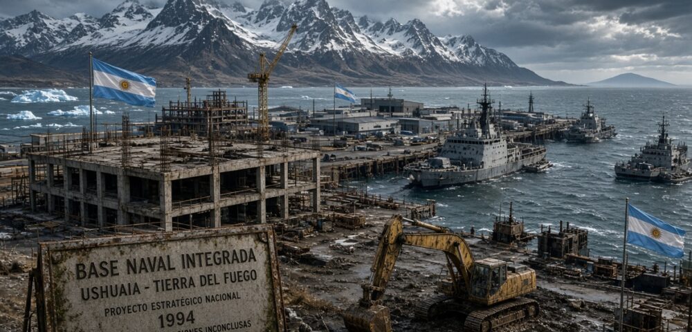 La deuda naval que Argentina no salda<br><span style='font-size:18px;line-height:18px;font-weight:400'>Nota de opinión del Lic. Guillermo Burgos. El anuncio presidencial sobre la construcción de una Base Naval Integrada en Ushuaia reabre un debate histórico: proyectos inconclusos, falta de planificación estratégica y la necesidad de diferenciar la lógica antártica de la disputa por Malvinas.</span>