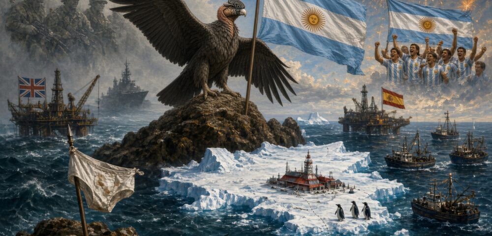 Malvinas y un aparente esbozo de estadismo<br><span style='font-size:18px;line-height:18px;font-weight:400'>Nota de opinión del Licenciado en Historia Guillermo Alejandro Burgos. El autor analiza los anuncios presidenciales sobre las islas y la proyección hacia la Antártida, enmarcándolos en una larga tradición de decisiones tardías y oportunismos políticos.</span>